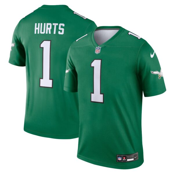 Men’s Philadelphia Eagles Jalen Hurts Nike Kelly Green Alternate Legend Player Jersey