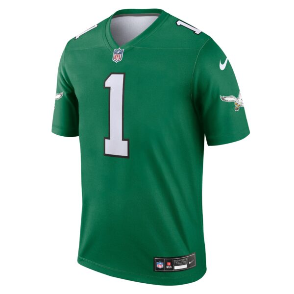 Men’s Philadelphia Eagles Jalen Hurts Nike Kelly Green Alternate Legend Player Jersey