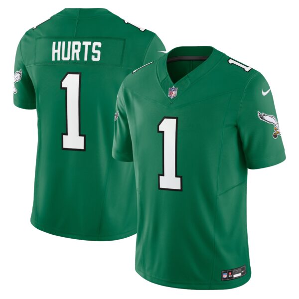 Men’s Philadelphia Eagles Jalen Hurts Nike Kelly Green Vapor F.U.S.E. Limited Jersey