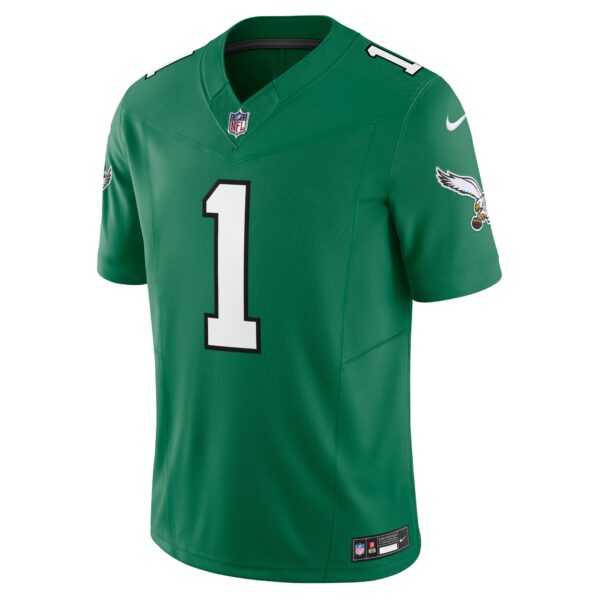 Men’s Philadelphia Eagles Jalen Hurts Nike Kelly Green Vapor F.U.S.E. Limited Jersey