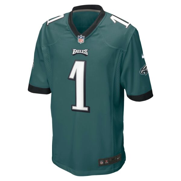 Men’s Philadelphia Eagles Jalen Hurts Nike Midnight Green Team Game Jersey