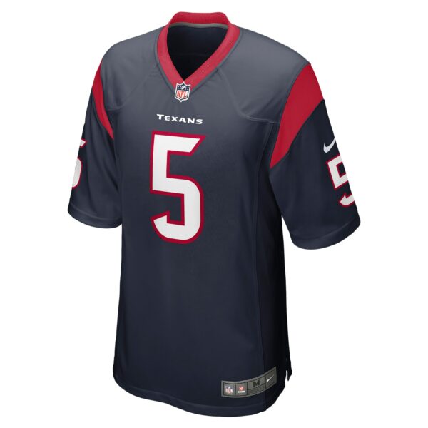 Men’s Houston Texans Jalen Pitre Nike Navy Game Player Jersey