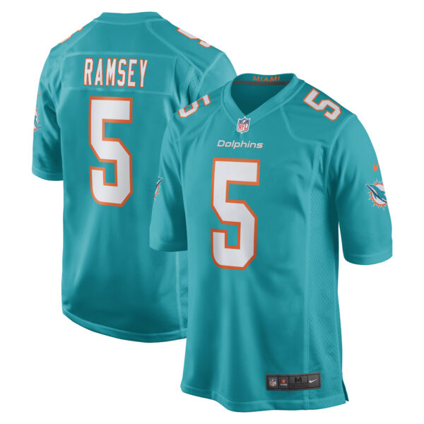 Men’s Miami Dolphins Jalen Ramsey Nike Aqua Team Color Game Jersey