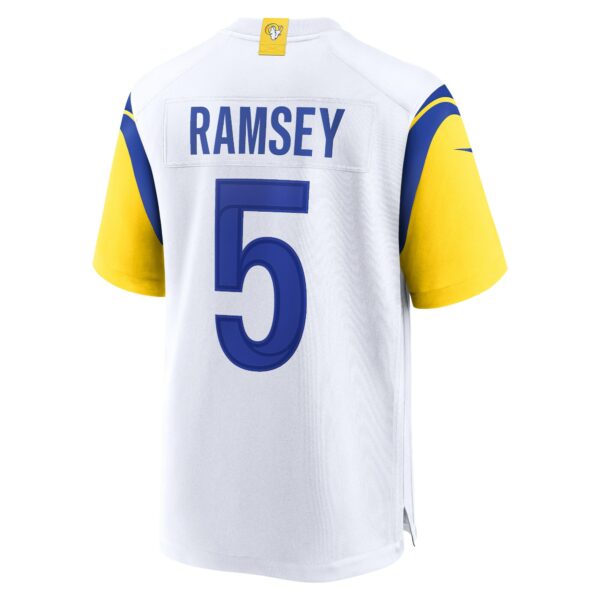 Men’s Los Angeles Rams Jalen Ramsey Nike White Alternate Game Jersey