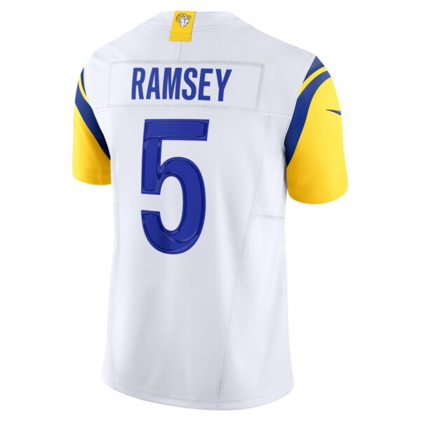 Men’s Los Angeles Rams Jalen Ramsey Nike White Vapor F.U.S.E. Limited Jersey