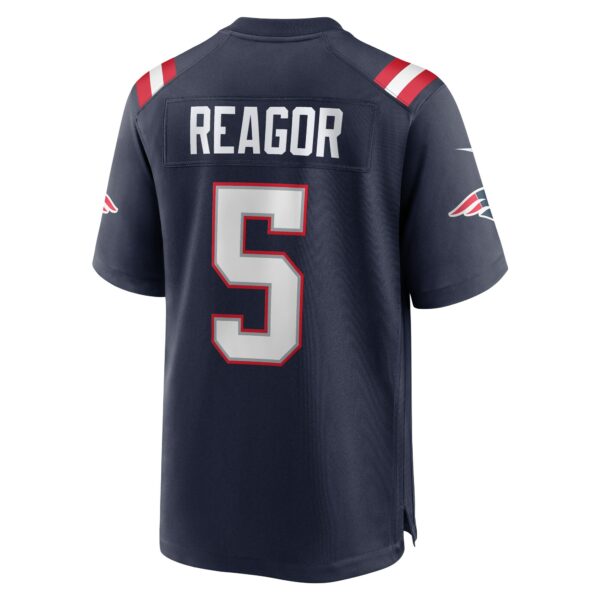 Men’s New England Patriots Jalen Reagor Nike Navy Team Game Jersey