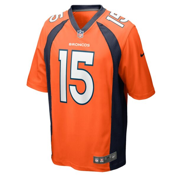 Men’s Denver Broncos Jalen Virgil Nike Orange Game Player Jersey