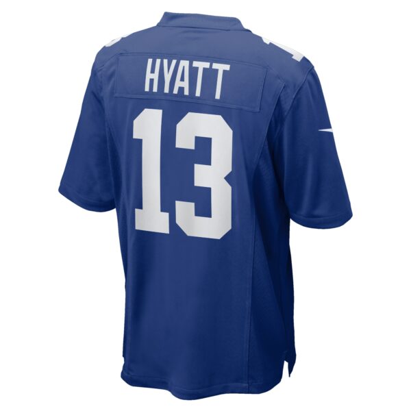 Men’s New York Giants Jalin Hyatt Nike Royal Team Game Jersey