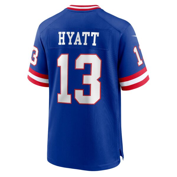 Men’s New York Giants Jalin Hyatt Nike Royal Team Game Jersey