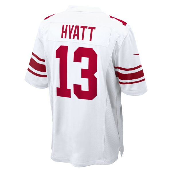 Men’s New York Giants Jalin Hyatt Nike White Game Jersey