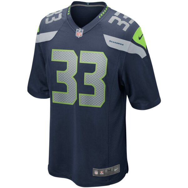 Men’s Seattle Seahawks Jamal Adams Nike College Navy Game Jersey