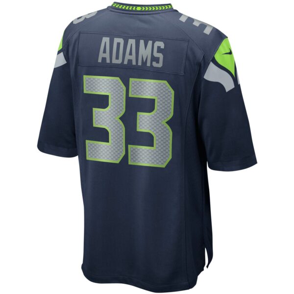 Men’s Seattle Seahawks Jamal Adams Nike College Navy Game Jersey