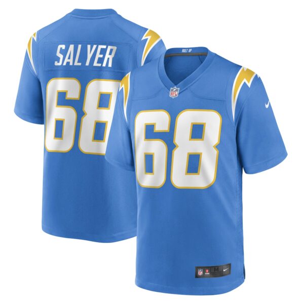 Men’s Los Angeles Chargers Jamaree Salyer Nike Powder Blue Game Player Jersey