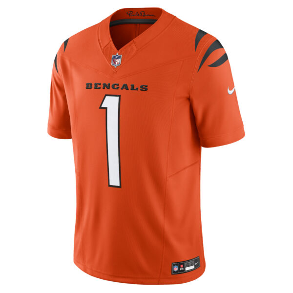 Men’s Cincinnati Bengals Ja’Marr Chase Nike Orange Vapor F.U.S.E. Limited Jersey