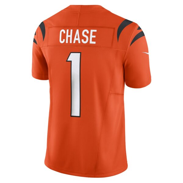 Men’s Cincinnati Bengals Ja’Marr Chase Nike Orange Vapor F.U.S.E. Limited Jersey