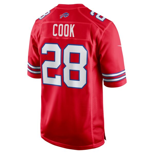 Men’s Buffalo Bills James Cook Nike Red Alternate Game Jersey