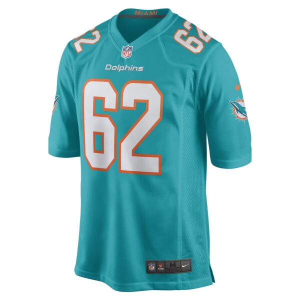 Men’s Miami Dolphins James Empey Nike Aqua Game Player Jersey