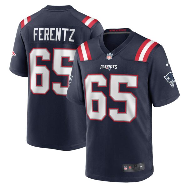 Men’s New England Patriots James Ferentz Nike Navy Game Jersey