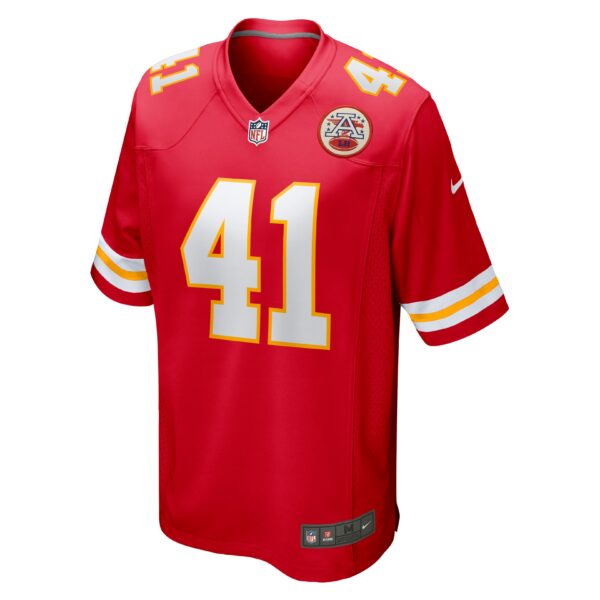 Men’s Kansas City Chiefs James Winchester Nike Red Game Jersey