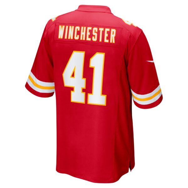 Men’s Kansas City Chiefs James Winchester Nike Red Game Jersey