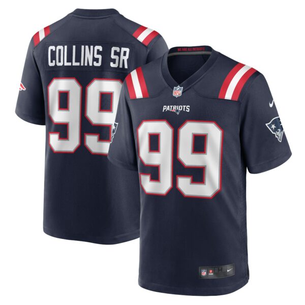 Men’s New England Patriots Jamie Collins Sr. Nike Navy Home Game Player Jersey