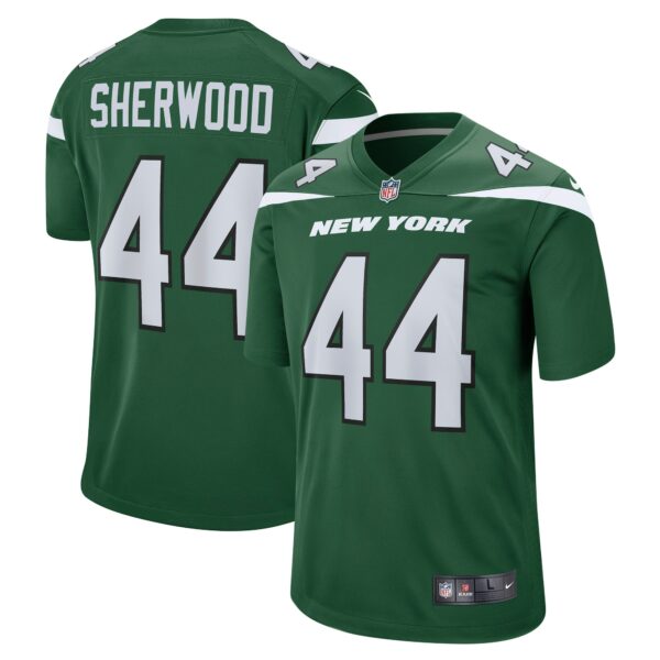 Men’s New York Jets Jamien Sherwood Nike Gotham Green Game Jersey