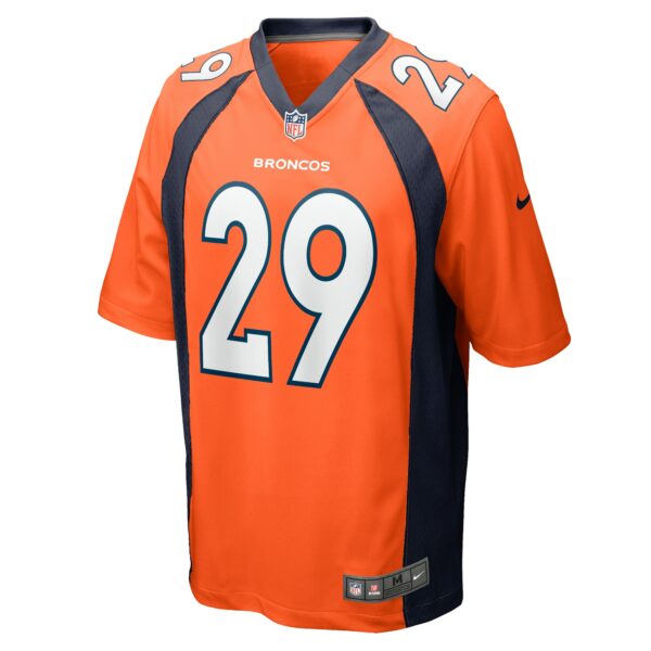 Men’s Denver Broncos JaQuan McMillian Nike Orange Team Game Jersey