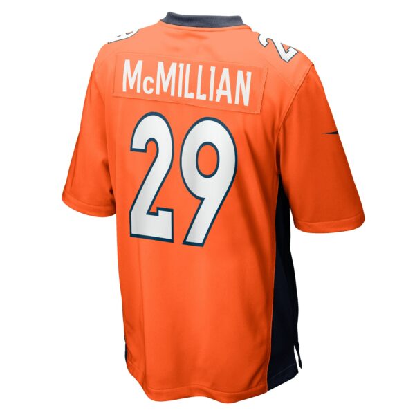 Men’s Denver Broncos JaQuan McMillian Nike Orange Team Game Jersey