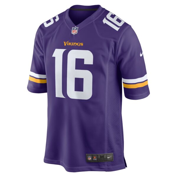 Men’s Minnesota Vikings Jaren Hall Nike Purple Game Jersey