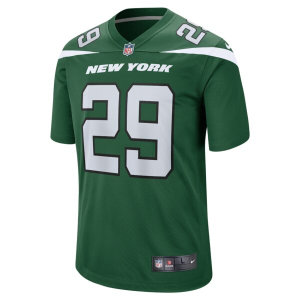 Men’s New York Jets Jarrick Bernard Converse Nike Gotham Green Game Jersey