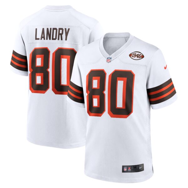 Men’s Cleveland Browns Jarvis Landry Nike White 1946 Collection Alternate Game Jersey