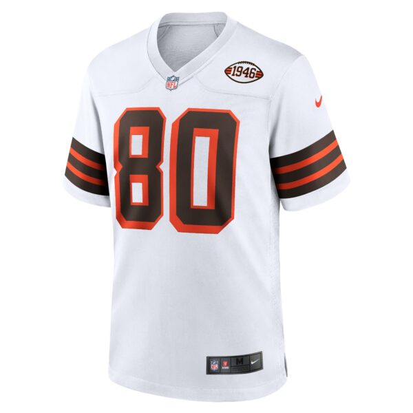 Men’s Cleveland Browns Jarvis Landry Nike White 1946 Collection Alternate Game Jersey