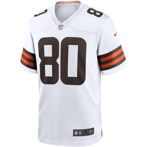 Men’s Cleveland Browns Jarvis Landry Nike White Game Jersey