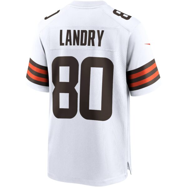 Men’s Cleveland Browns Jarvis Landry Nike White Game Jersey