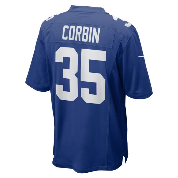 Men’s New York Giants Jashaun Corbin Nike Royal Team Game Jersey