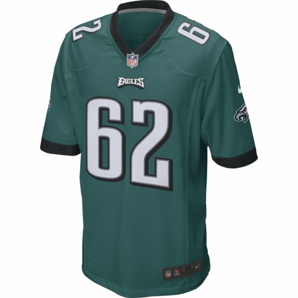 Men’s Philadelphia Eagles Jason Kelce Nike Midnight Green Game Jersey