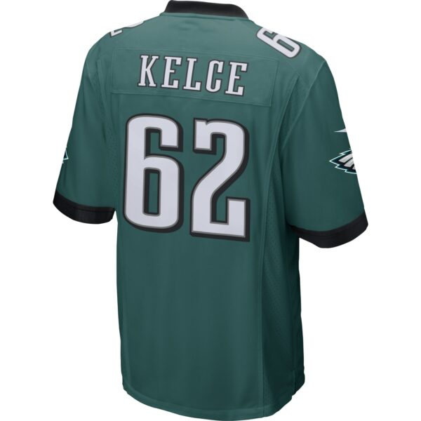 Men’s Philadelphia Eagles Jason Kelce Nike Midnight Green Game Jersey