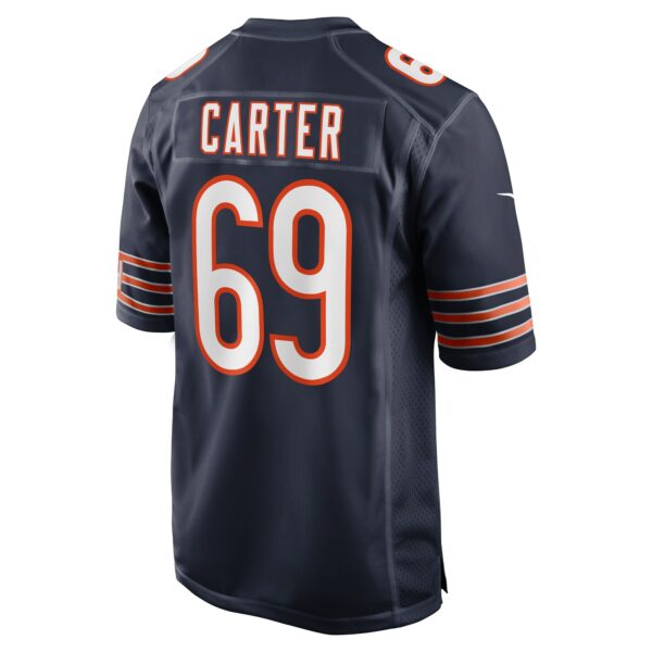 Men’s Chicago Bears Ja’Tyre Carter Nike Navy Game Player Jersey