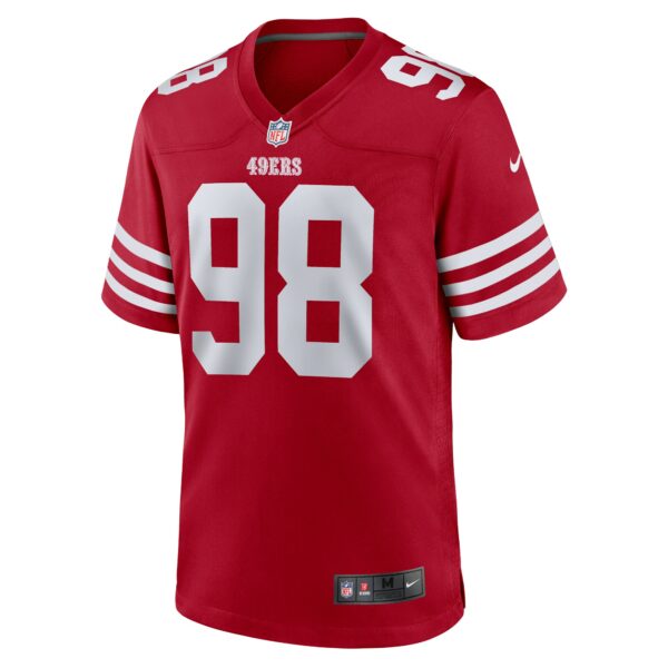 Men’s San Francisco 49ers Javon Hargrave Nike Scarlet Game Player Jersey