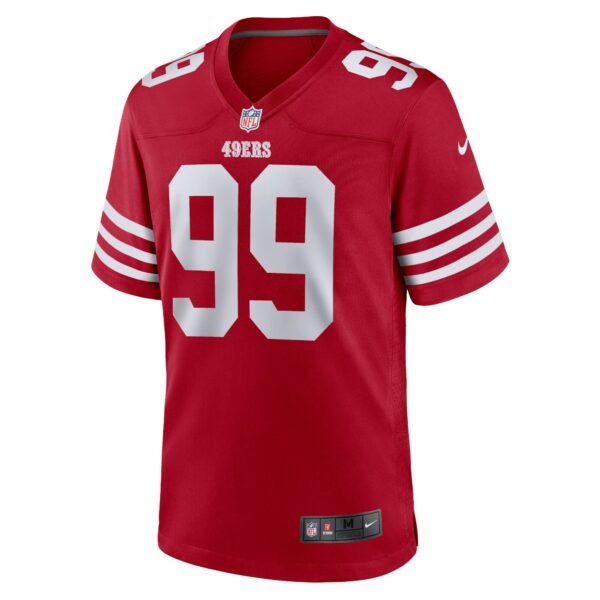 Men’s San Francisco 49ers Javon Kinlaw Nike Scarlet Team Player Game Jersey