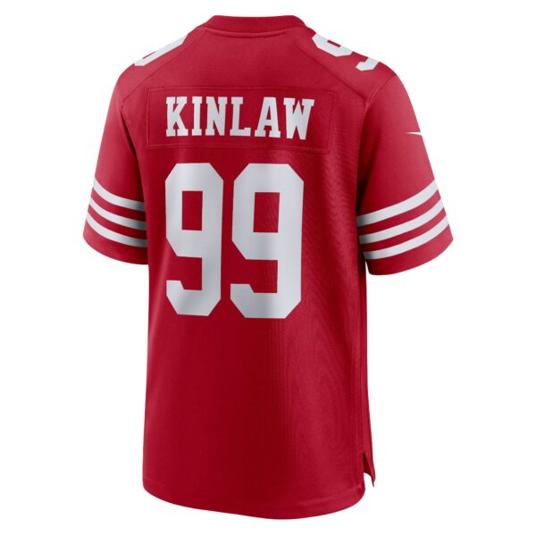 Men’s San Francisco 49ers Javon Kinlaw Nike Scarlet Team Player Game Jersey