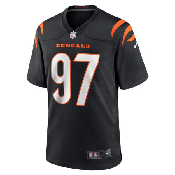 Men’s Cincinnati Bengals Jay Tufele Nike Black Game Player Jersey