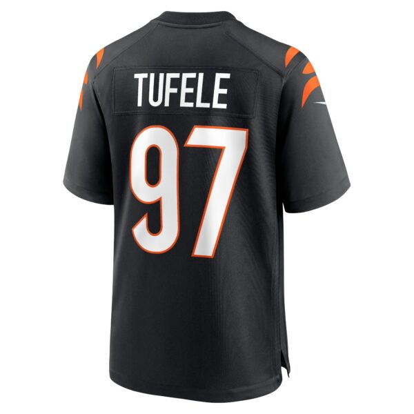 Men’s Cincinnati Bengals Jay Tufele Nike Black Game Player Jersey