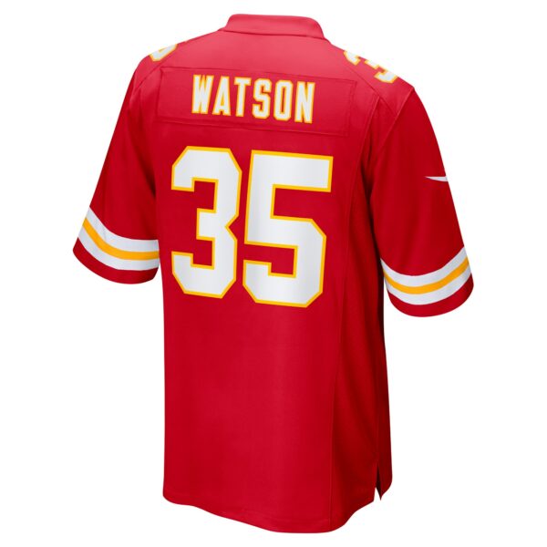 Men’s Kansas City Chiefs Jaylen Watson Nike Red Game Player Jersey