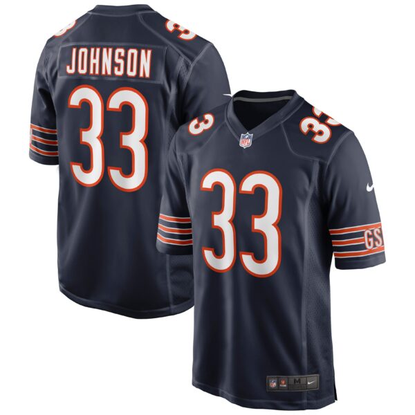 Men’s Chicago Bears Jaylon Johnson Nike Navy Game Jersey