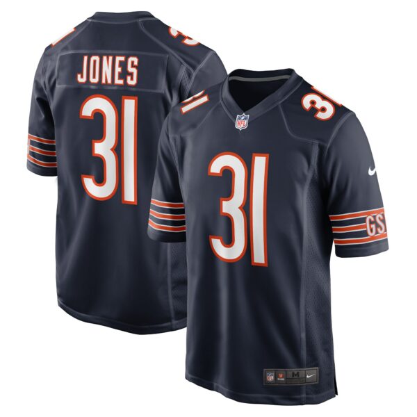 Men’s Chicago Bears Jaylon Jones Nike Navy Game Player Jersey