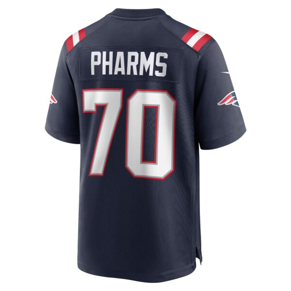 Men’s New England Patriots Jeremiah Pharms Jr. Nike Navy Team Game Jersey