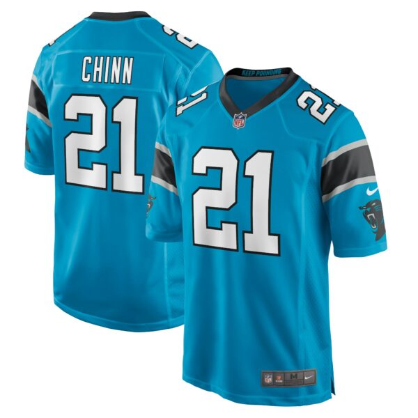 Men’s Carolina Panthers Jeremy Chinn Nike Blue Game Jersey