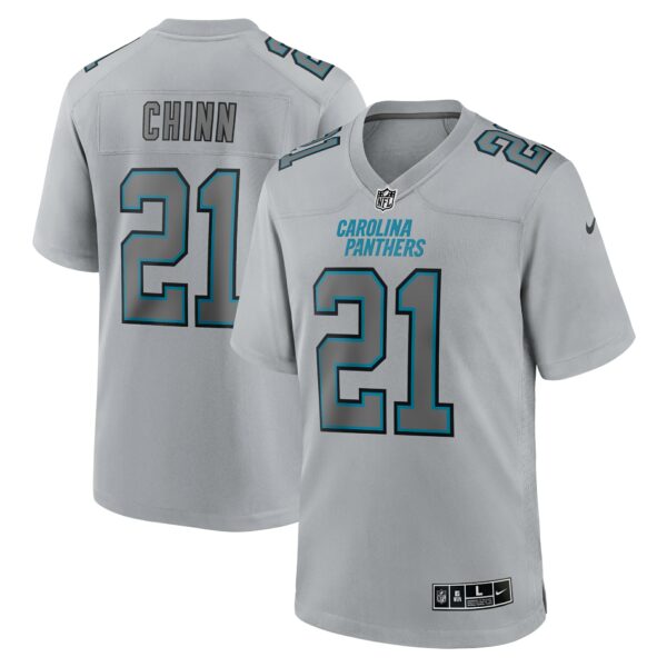 Men’s Carolina Panthers Jeremy Chinn Nike Gray Atmosphere Fashion Game Jersey