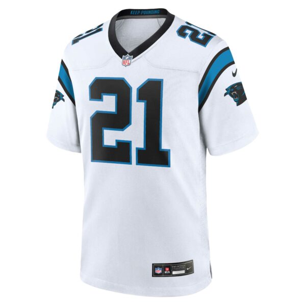 Men’s Carolina Panthers Jeremy Chinn Nike White Game Jersey